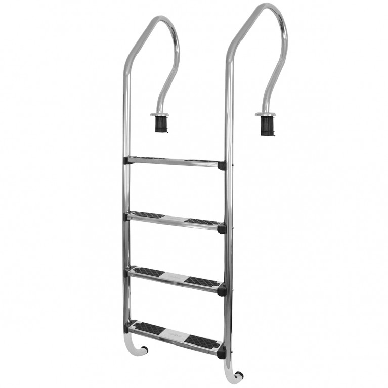 Escalera Mod. Confort 4 peldaños Ac. Inox. C/ANCL